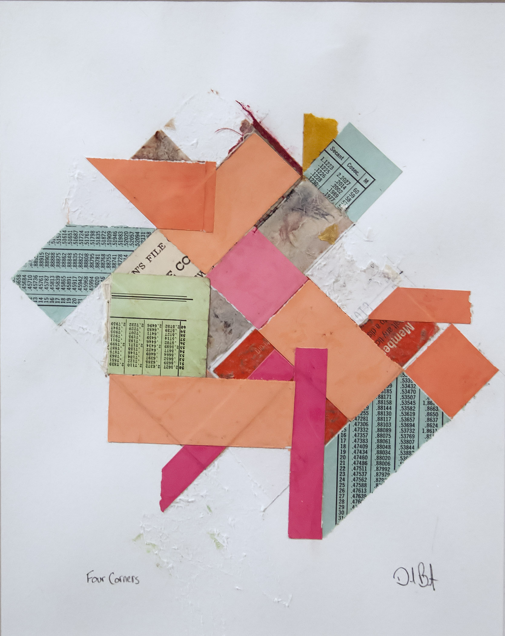Darek Bittner, Four Corners, collage 2015. Courtesy of the New Art Center.