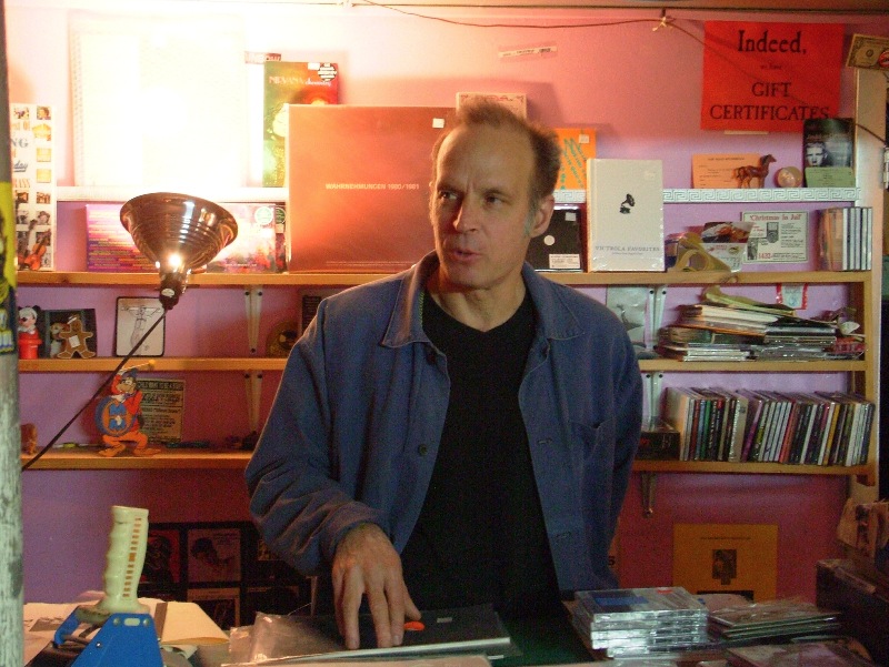 Jed Speare (2008) at Twisted Village record store. Photo: Bill T. Miller.